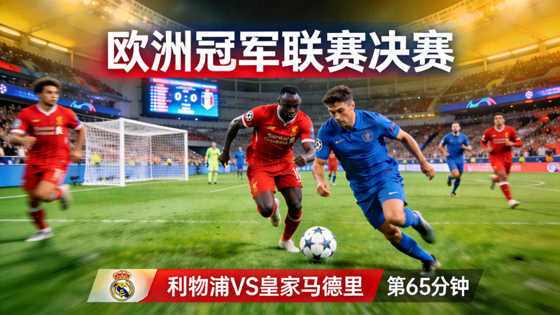 欧洲冠军联赛决赛直播画面 - 两支顶级球队在绿茵场上激烈角逐